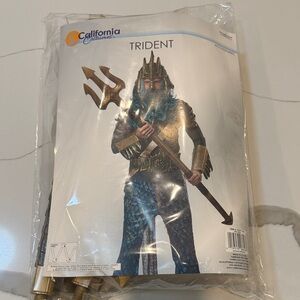 NWT California Costumes Trident Halloween life size for Sea Ruler Sea King